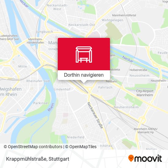 Krappmühlstraße Karte