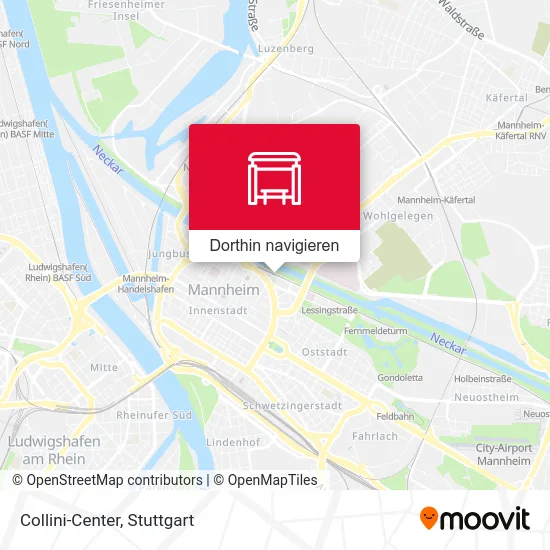 Collini-Center Karte