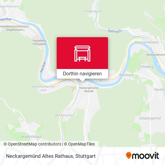 Neckargemünd Altes Rathaus Karte
