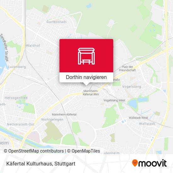 Käfertal Kulturhaus Karte