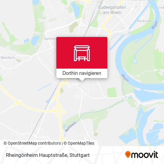 Rheingönheim Hauptstraße Karte