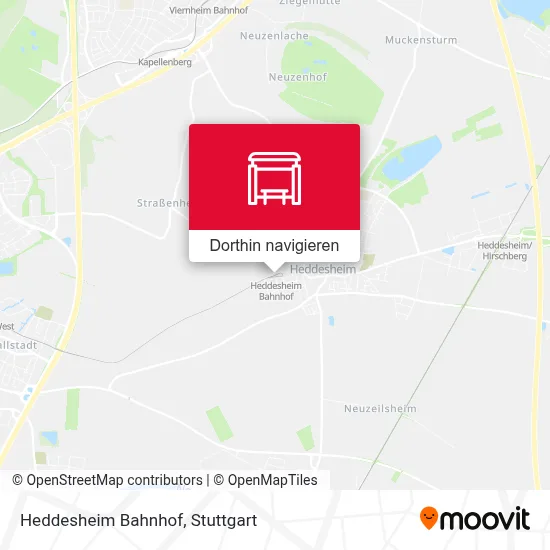 Heddesheim Bahnhof Karte