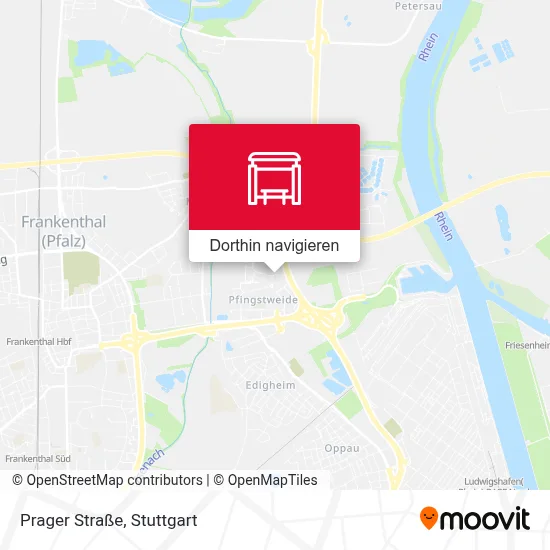 Prager Straße Karte