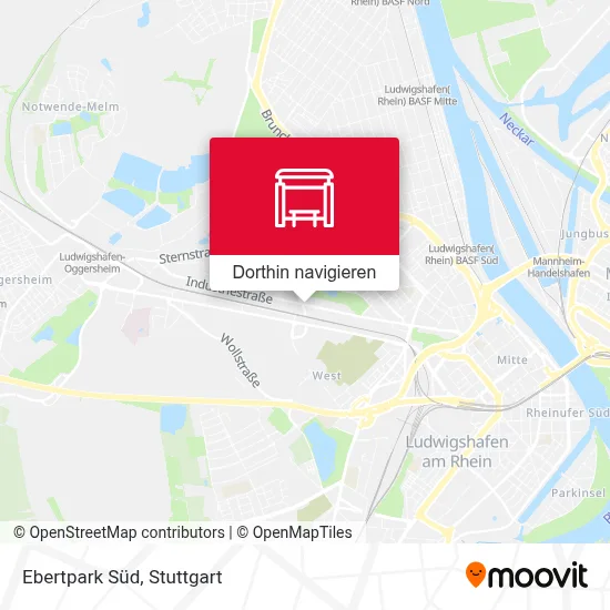 Ebertpark Süd Karte