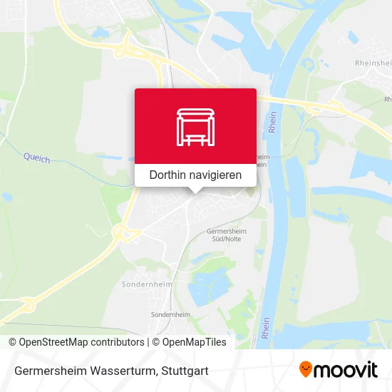 Germersheim Wasserturm Karte