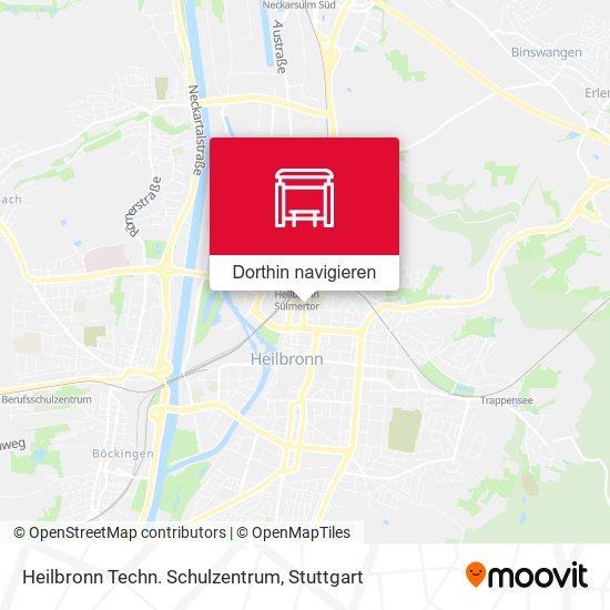 Heilbronn Techn. Schulzentrum Karte