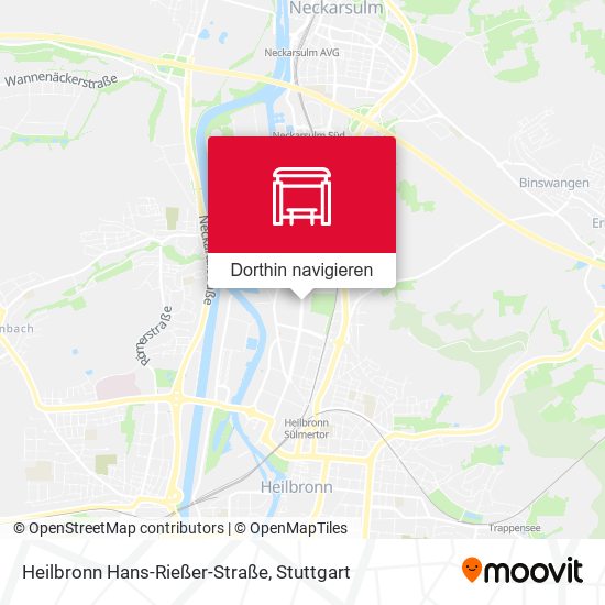 Heilbronn Hans-Rießer-Straße Karte