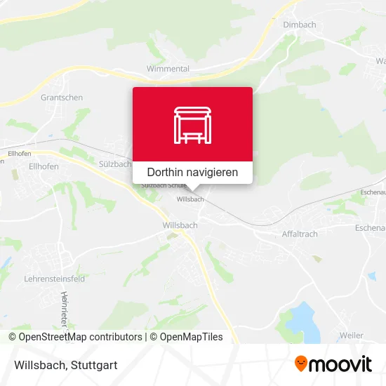Willsbach Karte
