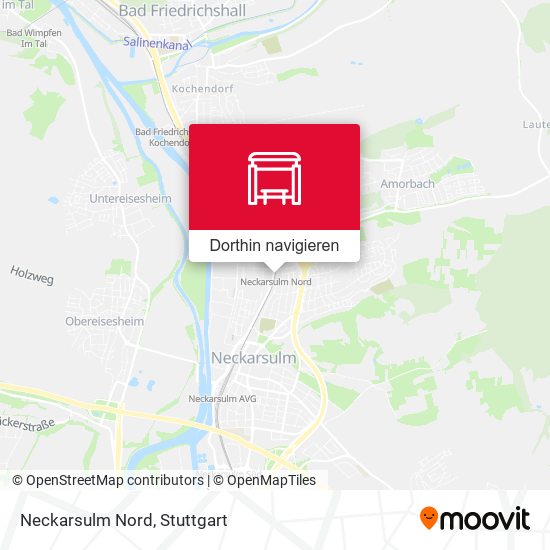 Neckarsulm Nord Karte