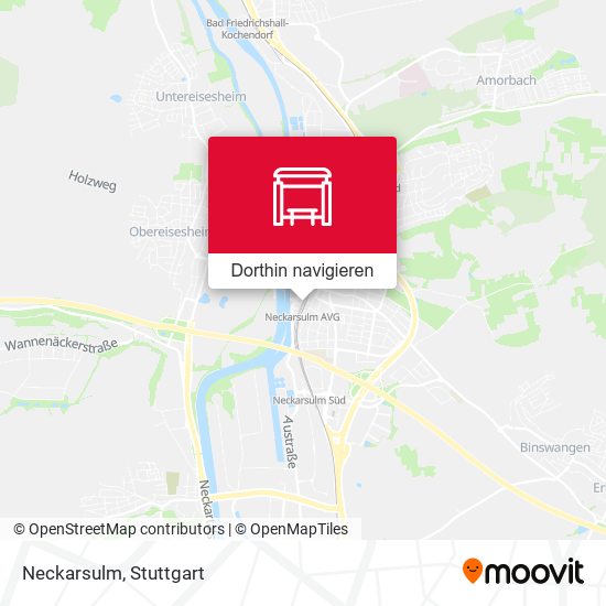 Neckarsulm Karte