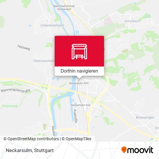 Neckarsulm Karte