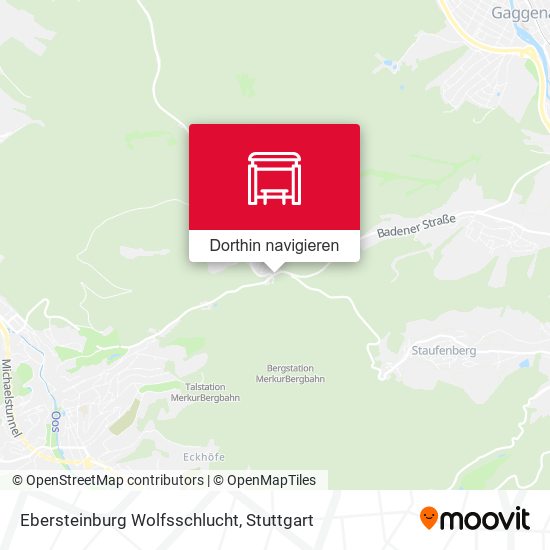 Ebersteinburg Wolfsschlucht Karte