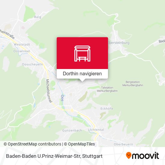 Baden-Baden U.Prinz-Weimar-Str Karte