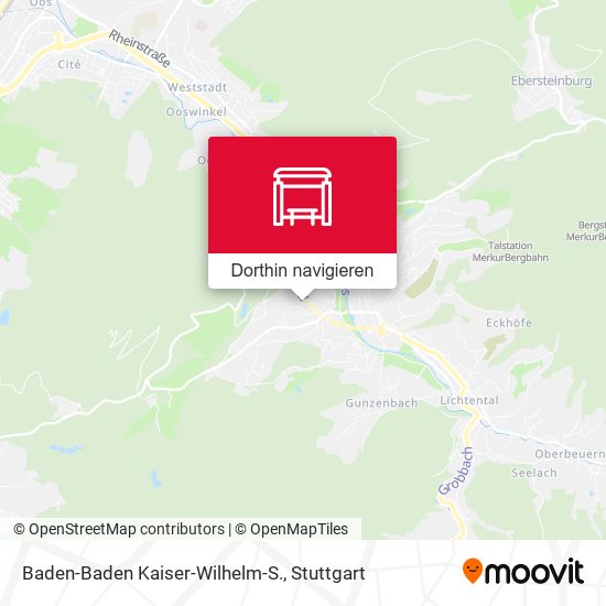 Baden-Baden Kaiser-Wilhelm-S. Karte