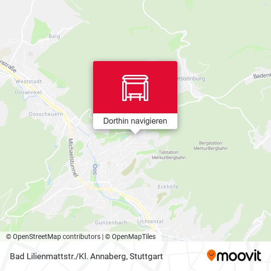 Bad Lilienmattstr. / Kl. Annaberg Karte
