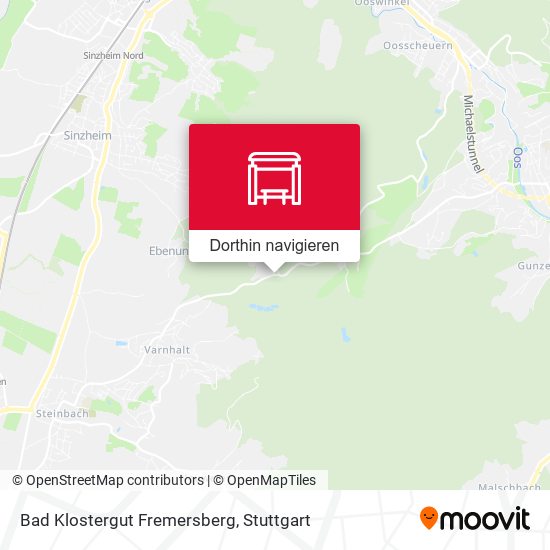 Bad Klostergut Fremersberg Karte