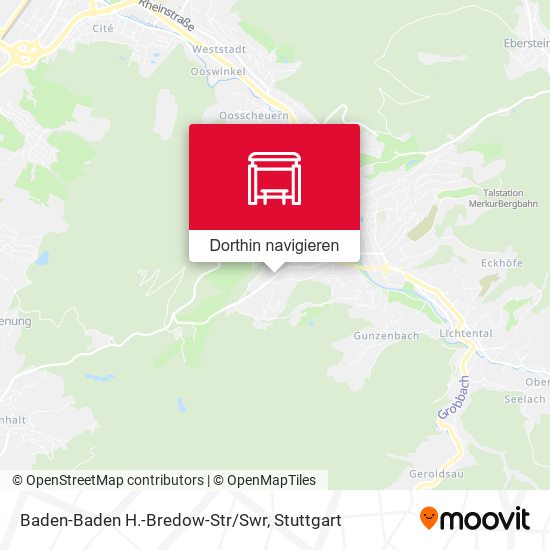 Baden-Baden H.-Bredow-Str/Swr Karte