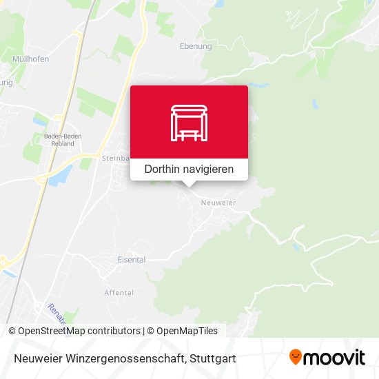 Neuweier Winzergenossenschaft Karte