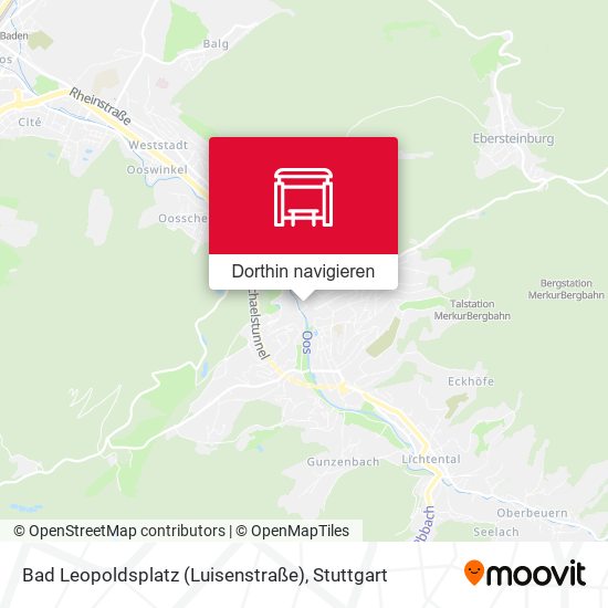 Bad Leopoldsplatz (Luisenstraße) Karte