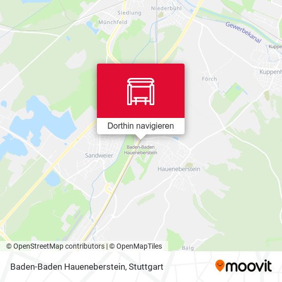 Baden-Baden Haueneberstein Karte