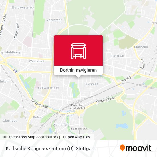 Karlsruhe Kongresszentrum (U) Karte