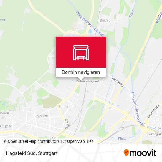 Hagsfeld Süd Karte