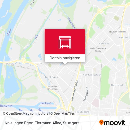 Knielingen Egon-Eiermann-Allee Karte
