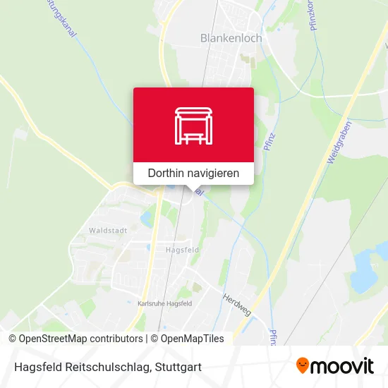 Hagsfeld Reitschulschlag Karte