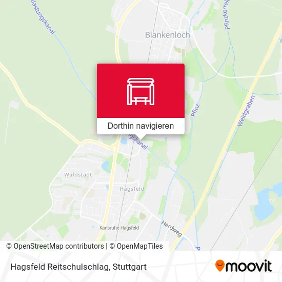 Hagsfeld Reitschulschlag Karte