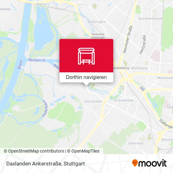 Daxlanden Ankerstraße Karte