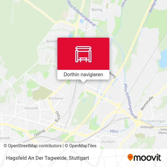 Hagsfeld An Der Tagweide Karte