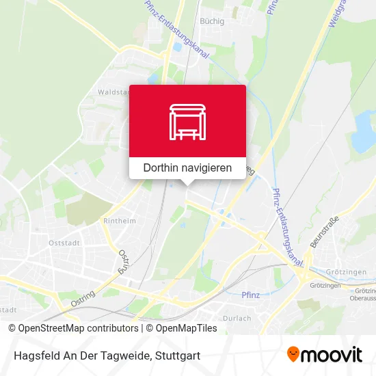 Hagsfeld An Der Tagweide Karte