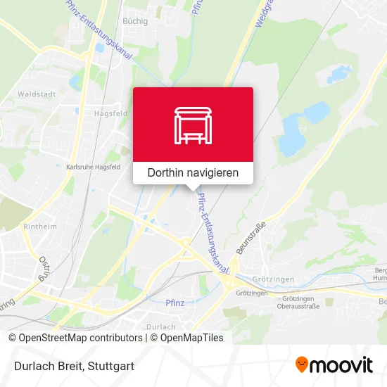 Durlach Breit Karte