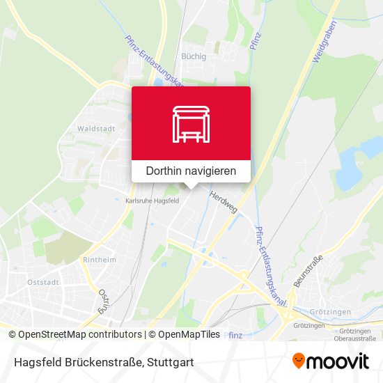 Hagsfeld Brückenstraße Karte