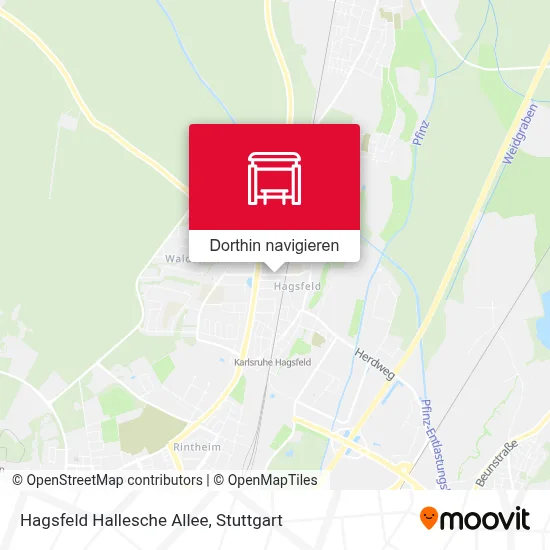 Hagsfeld Hallesche Allee Karte
