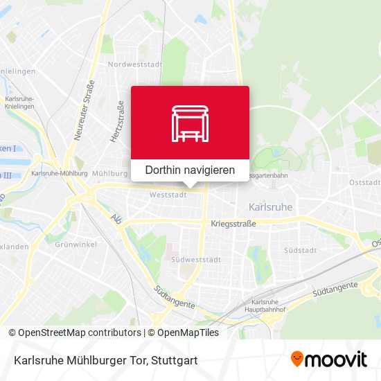 Karlsruhe Mühlburger Tor Karte