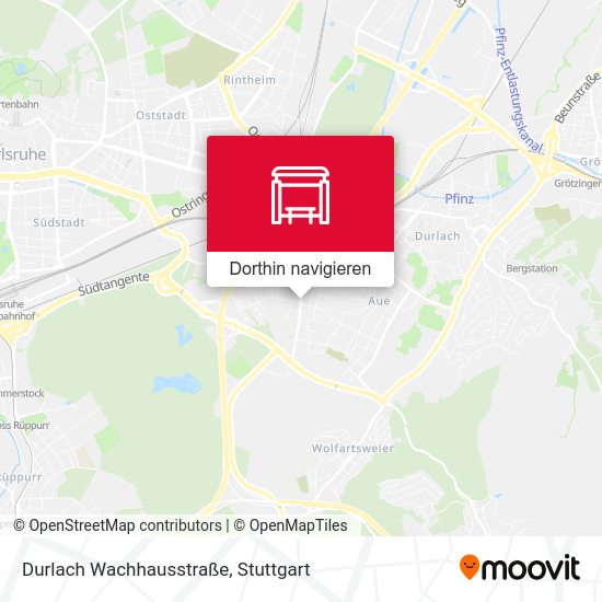 Durlach Wachhausstraße Karte