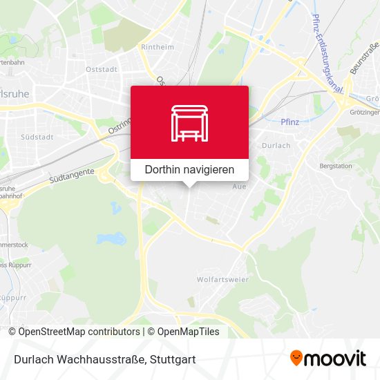 Durlach Wachhausstraße Karte