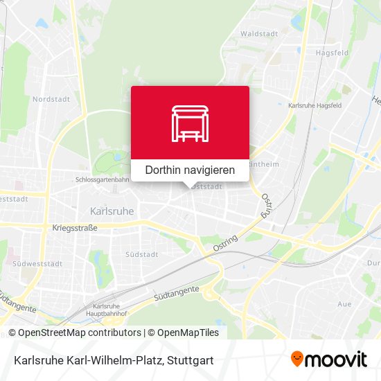 Karlsruhe Karl-Wilhelm-Platz Karte