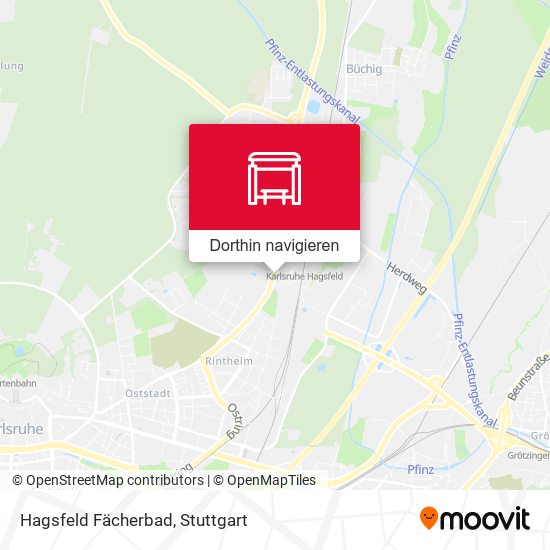 Hagsfeld Fächerbad Karte