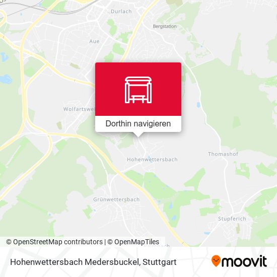 Hohenwettersbach Medersbuckel Karte
