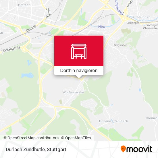 Durlach Zündhütle Karte