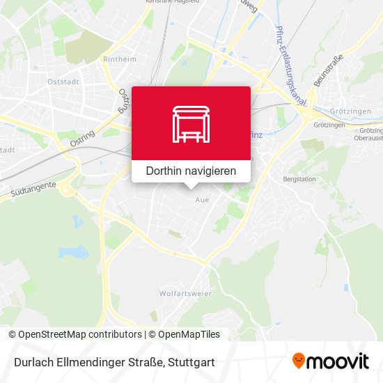 Durlach Ellmendinger Straße Karte