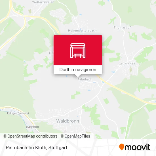 Palmbach Im Kloth Karte
