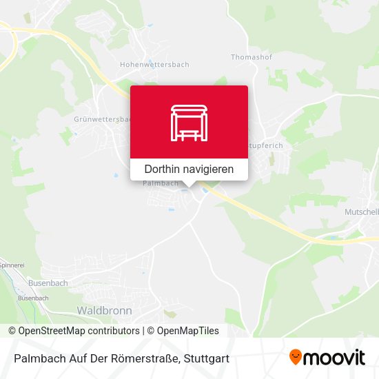 Palmbach Auf Der Römerstraße Karte