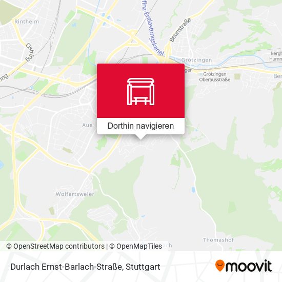 Durlach Ernst-Barlach-Straße Karte