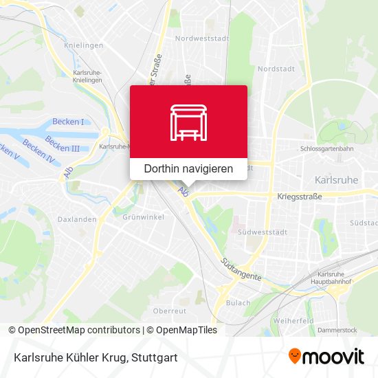 Karlsruhe Kühler Krug Karte