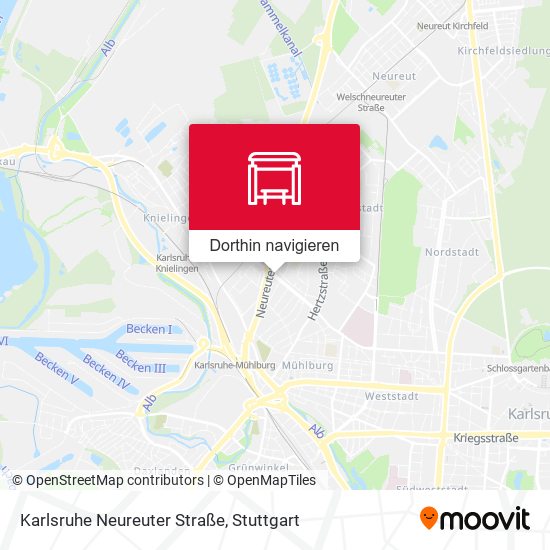 Karlsruhe Neureuter Straße Karte