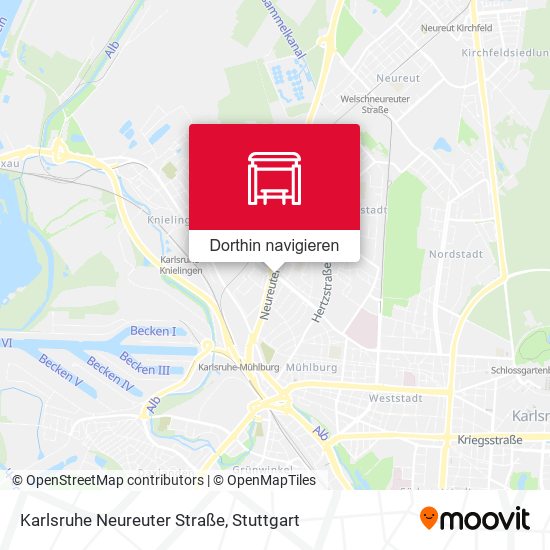 Karlsruhe Neureuter Straße Karte