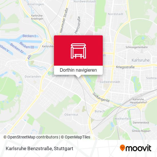 Karlsruhe Benzstraße Karte